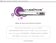 Tablet Screenshot of musica.temaseiros.org